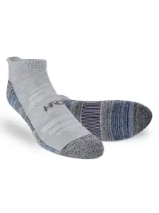 HRX by Hrithik Roshan Men Pack Of 3 Patterned Ankle-Length Socks