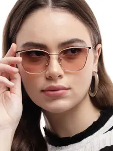 Carlton London Women Cateye Sunglasses with UV Protected Lens