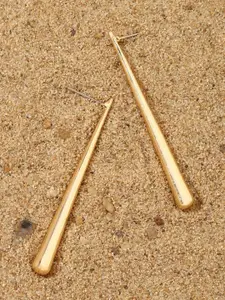 SALTY Felicity Long Gold Earring for Women & Girls