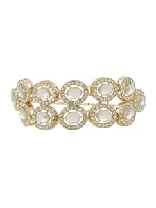 TEEJH Ziya Gold-Plated Silver Wraparound Bracelet