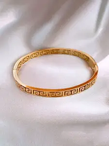MYKI Gold-Plated Kada Bracelet