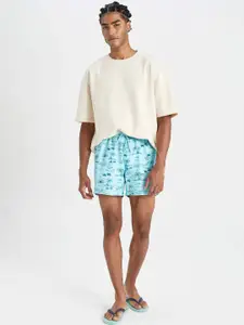 DeFacto Printed Swim Shorts