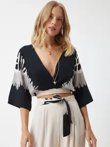 Happiness istanbul Printed Top With Trousers