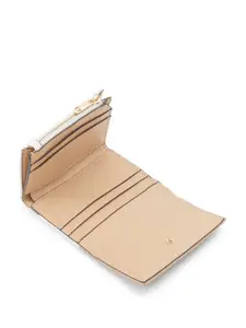 ALDO Women Colourblocked Zip Detail Three Fold Wallet