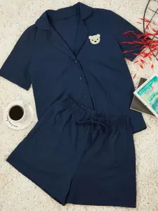 Trendyol Women Lepel Collar Night suit