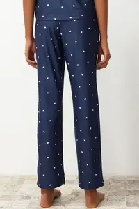 Trendyol Women Conversational Printed Night suit