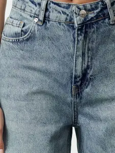 Trendyol Women Mid-Rise Cotton Heavy Fade Jeans