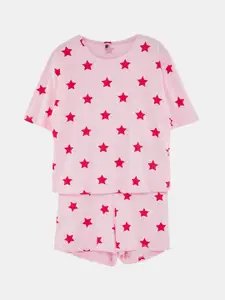 Trendyol Women Abstract Printed Night suit