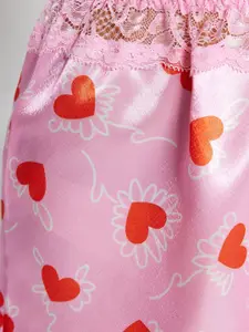 Trendyol Women Geometric Printed Night suit