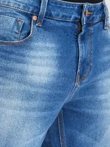 SPYKAR Men Low-Rise Heavy Fade Relaxed Fit Stretchable Jeans
