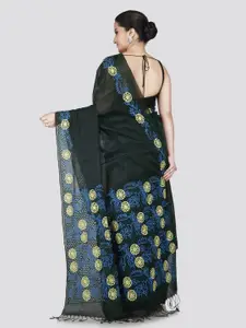 PinkLoom Embroidered Silk Cotton Saree