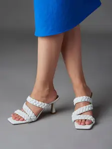 Oroh Leather Party Stiletto Sandals