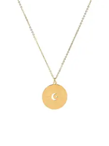SALTY Stainless Steel Eclipse Pendant With Chain