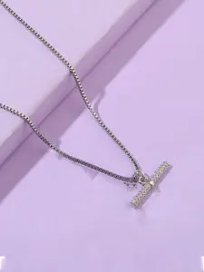 SALTY Calista Stone Studded Pendant With Chain