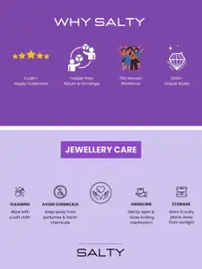 SALTY Stainless Steel Gold-Plated Square Shaped Textured Pendant With Chain