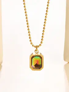 SALTY Square Charm Pendants with Chains