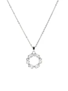 SALTY Stainless Steel Circular Shaped Pendants with Chains