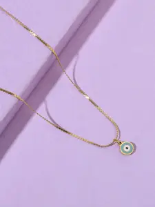 SALTY Stainless Steel Circular Pendants with Chains