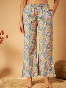 ETC Women Ethnic Motif Pure Cotton Night suit