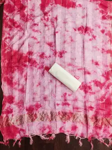 Ishin Ethnic Motifs Embroidered Gotta Patti Pure Cotton Unstitched Dress Material