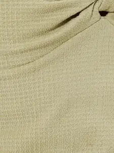 Koton Women Self Design Shoulder Straps Polyester Top