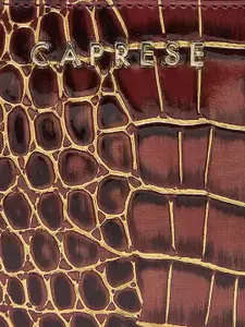 Caprese Miranda Women Textured Zip Around Wallet