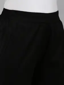 Kryptic Women Pure Cotton Solid Relaxed Fit Lounge Pant