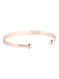 Adwitiya Collection Gold Plated Cuff Bracelet