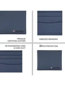 Tommy Hilfiger Men Leather Two Fold Wallet