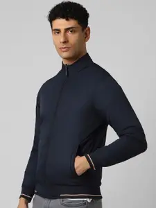 Van Heusen Sport Men Open Front Jacket with Embroidered