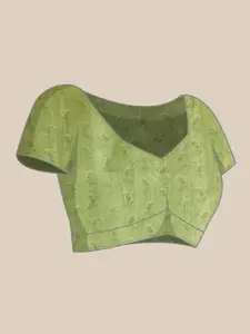 Silk Land Floral Chnaderi Cotton Digital Print Saree