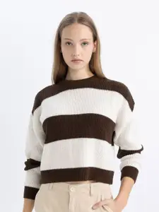 DeFacto Women Striped Pullover