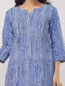 Mialo fashion Botanical Printed Pure Cotton Kurti