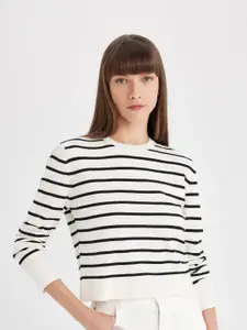 DeFacto Women Striped Pullover