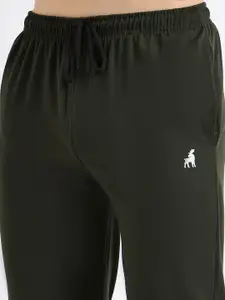 Modeve Men Pack Of 2 Cotton Relaxed-Fit Mid-Rise Track Pants