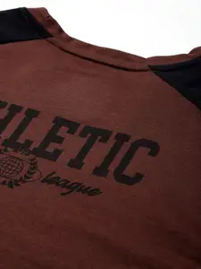 HRX by Hrithik Roshan  Colourblocked Typography Printed T-shirt