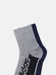 ADIDAS Men Pack Of 4 Patterned Calf Length Socks