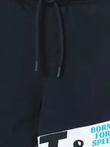 Fame Forever by Lifestyle Boys Printed Pure Cotton Mid-Rise Joggers