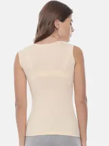 GOLDSTROMS Pack Of 2 Cotton Non-Padded Camisoles-SLP-9000-SKN-SKN