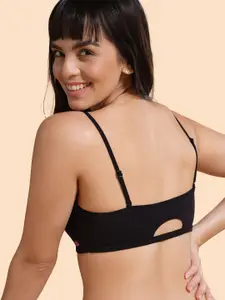 Enamor Basic Non Padded Wirefree Full Coverage Cotton Cami Bra A022