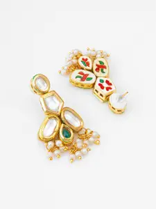 aadita Geometric Drop Earrings