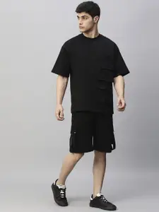 PRONK  T-Shirt With Shorts Co-Ords