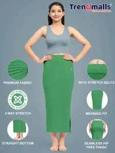 Trendmalls Pack of 2 Straight Mermaid-Fit Saree Shapewear