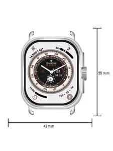 Franktime Men Brass Printed Dial & Bracelet Style Straps Analogue Watch FT-0050 BW