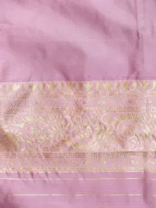 Jaipur Kurti Heavy Banarasi Zari Woven Silk Blend Saree
