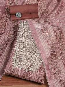 Biba Embroidered Unstitched Dress Material