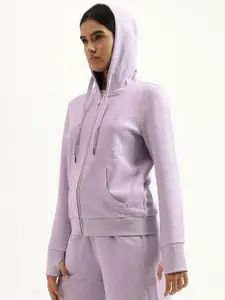 United Colors of Benetton Women Solid Hooded Sweatshirt