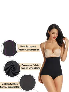 PLUMBURY Seamless High Waist Tummy Tucker Shapewear