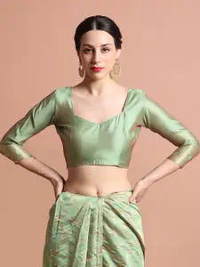 Jaipur Kurti Silk Banarasi Zari Woven Heavy Saree