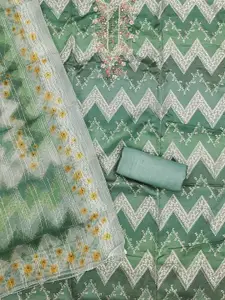 Maroosh Embellished Organza Unstitched Dress Material